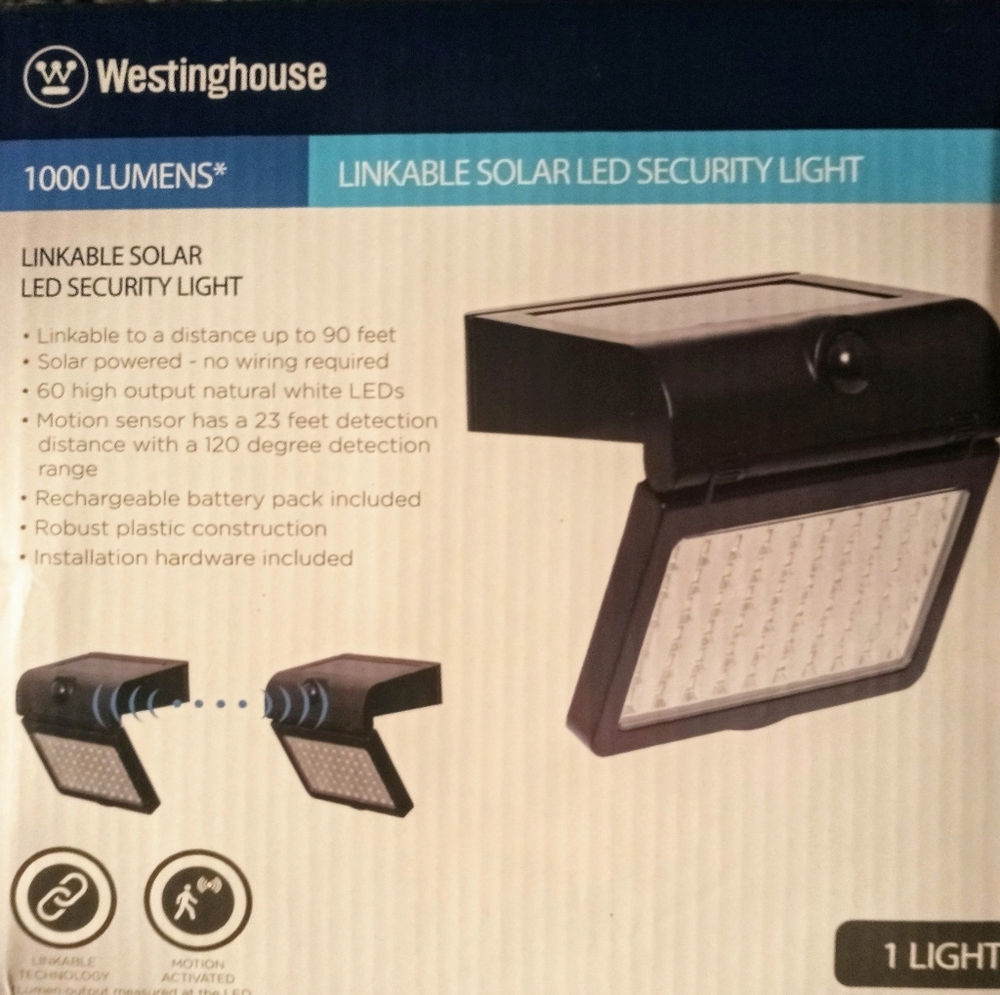 Solar security light
